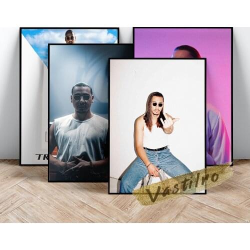 Rapper Apache Poster, Music Star Wall Aty, Hip Hop Rap Art Prints, Handsome Man Wall Picture, Living Room Bedroom Home Stickers