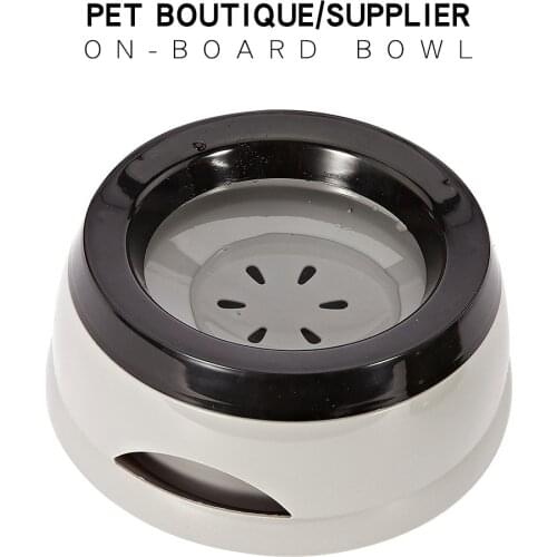 Pet Drinking Bowl Car Anti-skid Anti-splash Non-wet Mouth Floating Water Bowl Anti-leakage Basin Travel Dog Accessories
