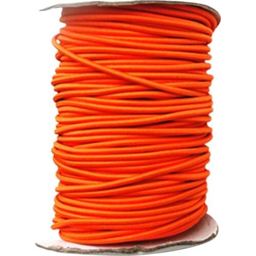 4mm Strong Elastic Bungee Rope Shock Cord Tie Down Roof Racks Boats Trailers - Assorted Size/Color