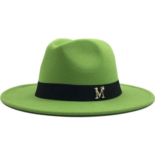 Simple Winter Autumn Imitation Woolen Women Men Ladies Fedoras Top Jazz Hat European American Round Caps Bowler Hats