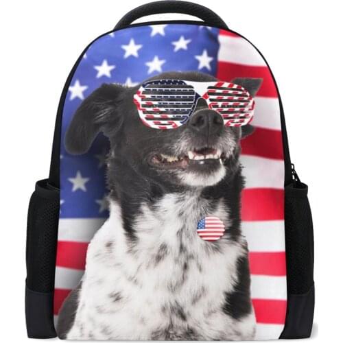 Bags school Women Backpack children School Bags for Teenage Girls Dog Black Schoolbag Teens Men Casual Style Student Book Bag