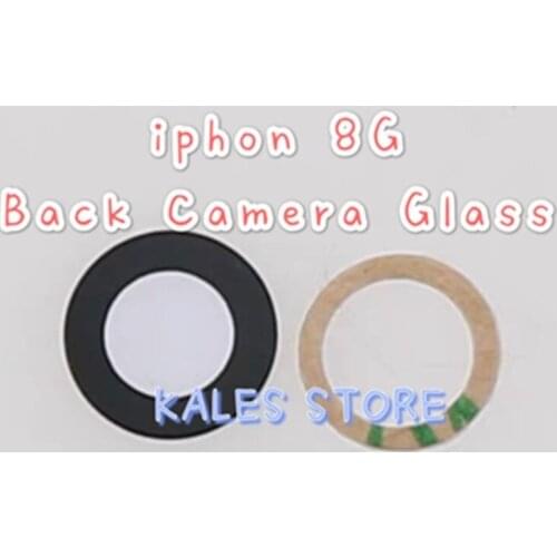 10 Sets Back Camera Glass for iPhon 7/8 with 3M Glue Sticker Replacement Parts