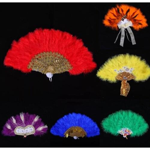 Wedding Custom Hand Fan with Pearl Lace Feather Hand Fan Handmade Hand Held Photo Props Abanicos Para Boda Wedding Favors Decor