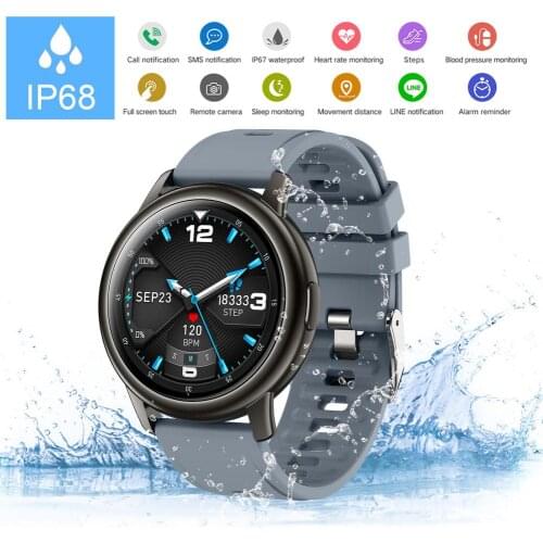 3 Color Bluetooth 5.0 S27 Smart Watch IP68 Waterproof Heart Rate Record Sports Full Touch Watches Activity Tracking Alarm Clock