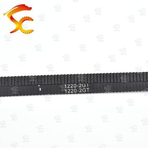 2pcs 3D printer Timing belt closed loop rubber GT2 1660 1220 length 1660 1220mm teeth 830 610 width 20mm 15mm 12mm 10mm