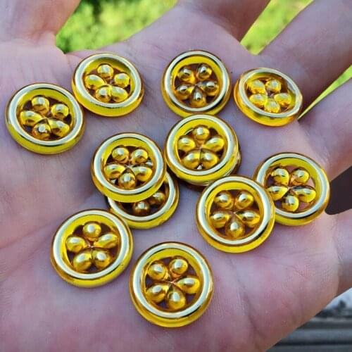 20pcs Crystal Acrylic Rhinestone Flat back buttons -Z242