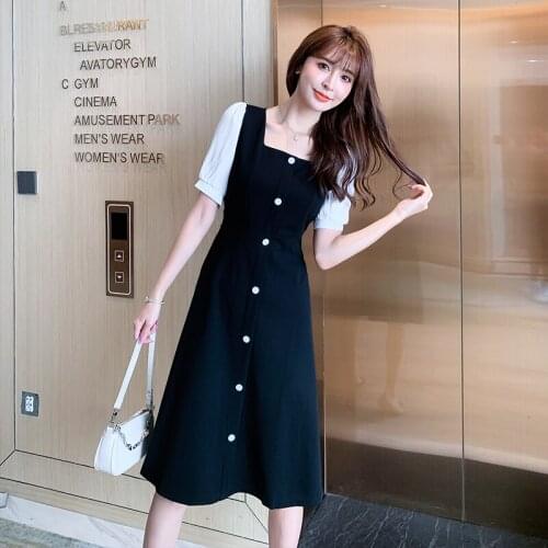 34262# Maternity Dress Summer Cotton Short Sleeves Loose Stylish A Line Dress Pregnant Women Mom Dress