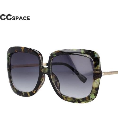 51084 Oversized Square Sunglasses Fashion Men Women Shades UV400 Vintage Glasses