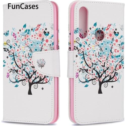 Flip Cases Covers For case Huawei P Smart Z Little Tree Flip Book Case sFor Huawei hoesje Y9 Prime 2019 Enjoy 10 Plus Estuche