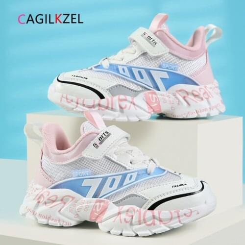 CAGILKZEL 2021 Children Shoes Brethable Mesh Sports Shoes For Girls High Quality Casual Running Kids Sneakers Girls Shoes Boys