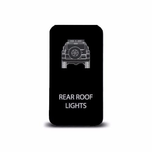 REAR ROOF LIGHTS push Switch Button LED with Wires For Land Fortuner Tacoma