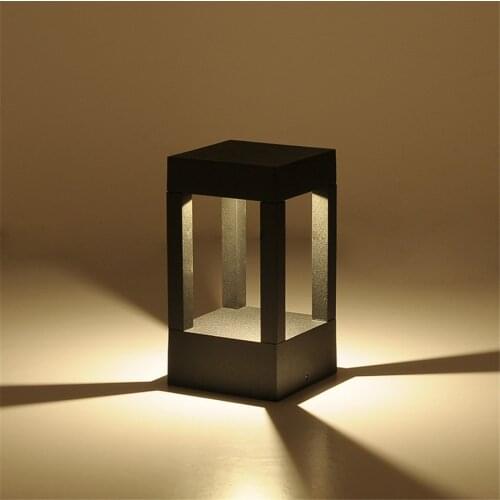 Outdoor Waterproof Garden Pillar Light Landscape Patio Cafe Stigma Light Villa Courtyard Fence Wall Door Bollards Light
