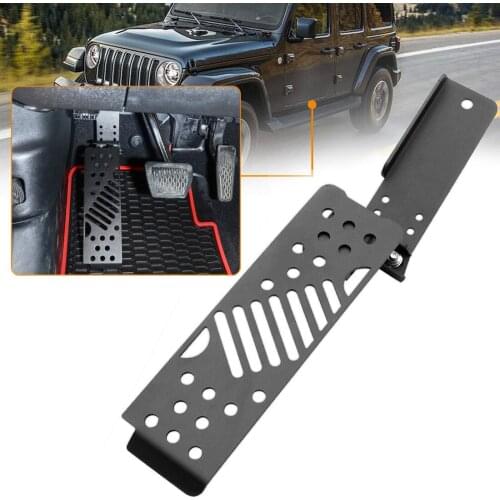 Offroad Car Driver Left Side Foot Rest Pedal Auto Footrest Peg Pad Kick Panel for Jeep Wrangler JL JLU for JK Unlimited Rubicon