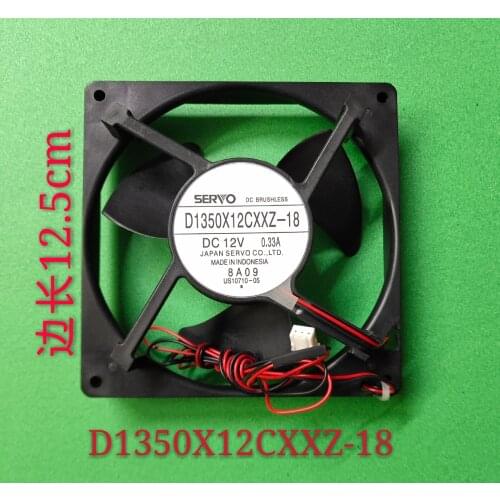 Original d1350x12cxxz-18 DC12V 0.33a compressor fan refrigerator refrigerator fan