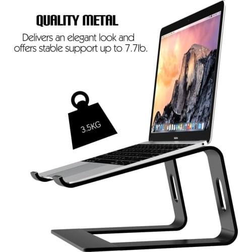 Laptop Stand Monitor Holder Notebook Bracket Raise Computer Holder Desktop Aluminum Alloy Base Heat Dissipation Anti-skid