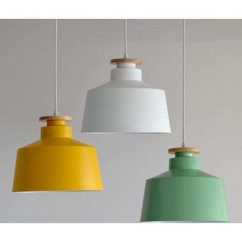 The simple and modern creative personality lamps and wood decoration