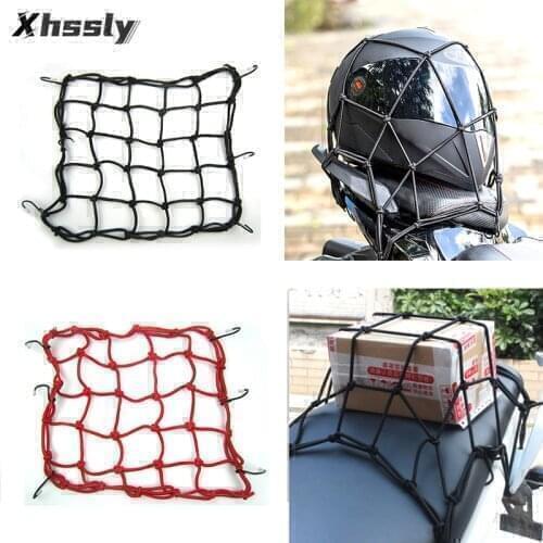 Motorcycle Helmet Luggage Net Motorbike Cargo Storage Tank Mesh For SUZUKI Burgman 125 Drz 400 Sm Ltz 400 Tl1000R Boulevard C90