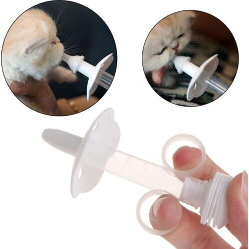 Pet Feeder Medicine Milk Feeding Syringe Small Animal Puppy Universal Silicone DropShipping