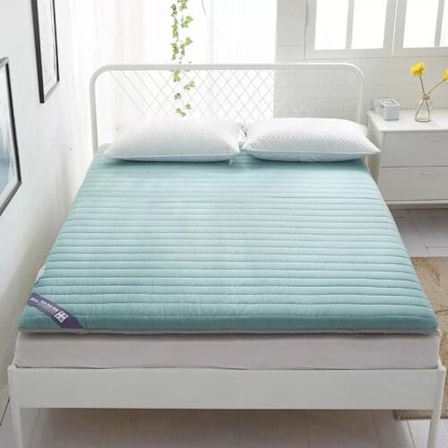 Foldable Anti Slip Tatami Mattress Pad Floor Mat Carpet Sleeping Rug Lazy Bed Mats for Bedroom and Office