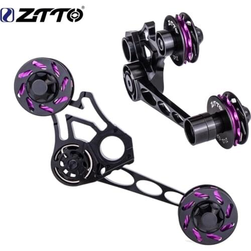 ZTTO Folding Bike Bicycle 2 3 6 Speed Rear Derailleur Chain Tensioner Adjustable Stabilizer Presser Pulley Jockey Wheel