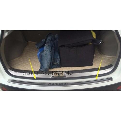 Rear Bumper Protector sill plate cover for Nissan QASHQAI 2007 2008 2009 2010 2011 2012 2013