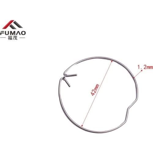 Manufacture Custom MR16 clip for clip spot light,50mm length lamp retaining spring clip ring gu10