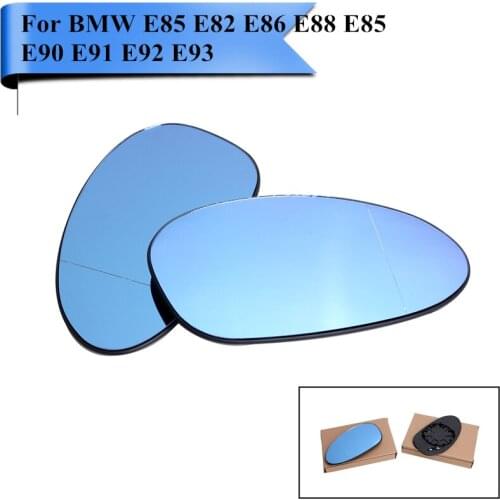 Wide Angle Heated Wing Door Mirror For BMW E85 Z4 E82 E86 E88 128i 135i E85 E90 E91 E92 E93 323i 325i 328i 330i 335i WISENGEAR