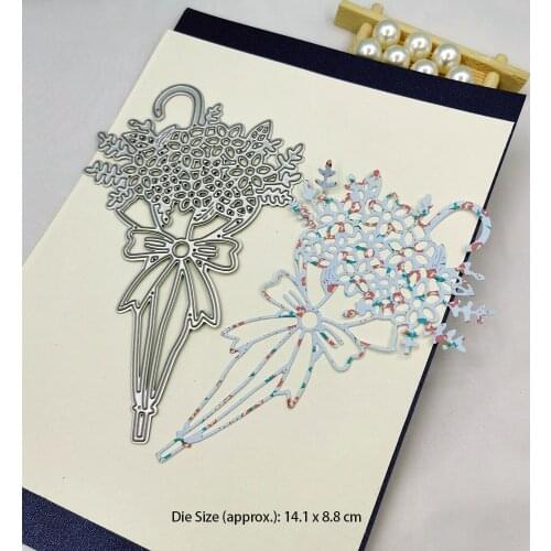 Parasol Metal Cutting Dies Scrapbooking Embossing Folders for DIY Album Card Making Craft Stencil Greeting Photo Paper