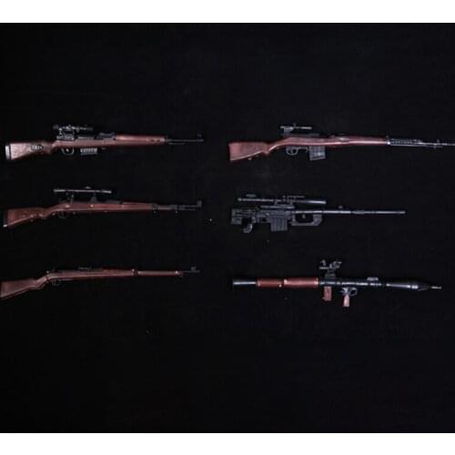 1/6 Hk416 Automatic Rifle 6 Series Of Toy Accessory Models, Suitable For 12" Movable Dolls Best Collectibles