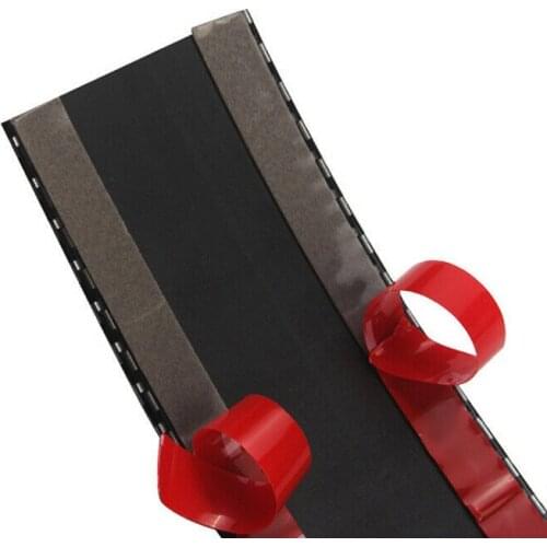 1 Roll Car Carbon Fiber Edge Guard Strip 1 Meter 3cm Crash Strips Red Side Skirt Door Sill Protector Exterior Accessories