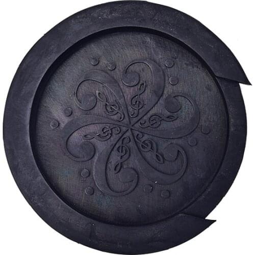 1PC Acoustic Guitar Sound Hole Cover Flexible Rubber Block Stop Plug Screeching Halt for Musical Stringed Guitar Accessory