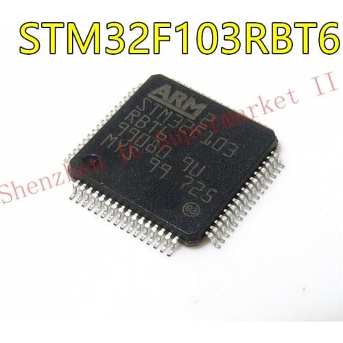 1PCS STM32F103RBT6 LQFP64 STM32F103 QFP64 QFP 32F103RBT6 32F103 new and original IC