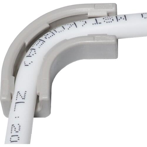 2pcs 1/4'' 90 Degree Corner RO Water Quick Connector POM Elbow PE Pipe Fitting Filter System Parts Water Purifier PE Pipe Corner