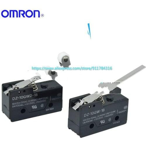 2pcs Omron original new micro-switch DZ-10GW22-1B DZ-10GW2-1B DZ-10GW-1B