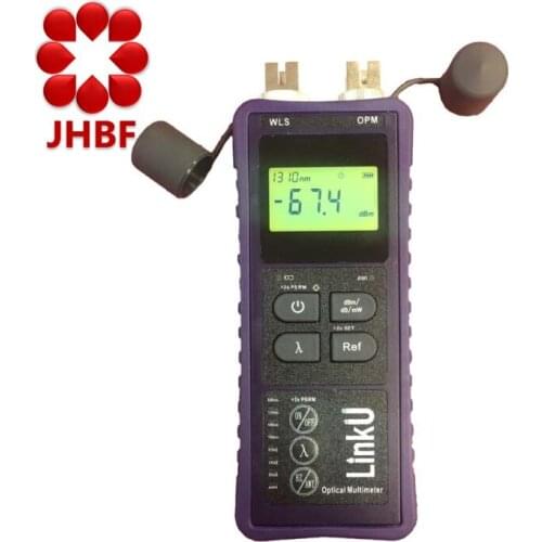 3 in 1 26~-50dBm optical power meter, 1310/1490/1550nm optical laser source visual fault locator handheld Optical Multimeter