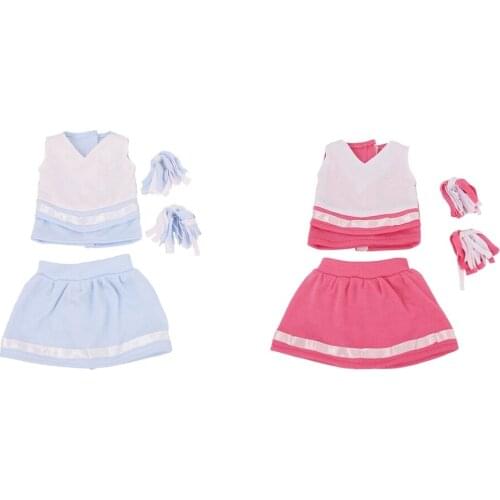 18inch Doll Mini Cheerleading Suit Clothes And Accessories for AG American Doll