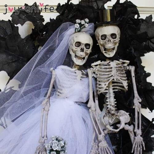 Halloween Mannequin Pumpkin Skull Mermaid Skeleton Halloween Party Bar HauntedHouse Props Home Skeleton Home Decoration Supplies