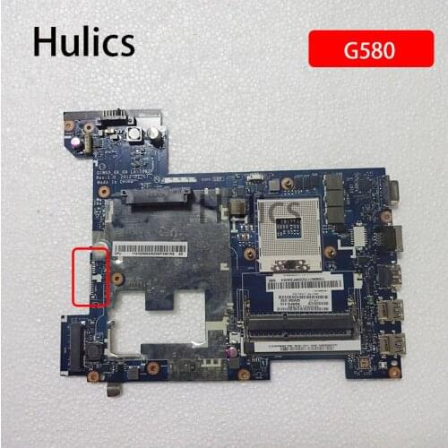 Hulics Original Main board for lenovo ideapad G580 laptop motherboard LA-7982P 90001175 HM76 ddr3
