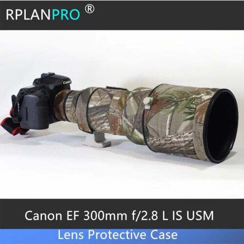 ROLANPRO SLR Lens Rain Cover Camouflage Coat For Canon EF 300mm f/2.8 L IS USM Lens For Canon SLR camera Lens Protective Case
