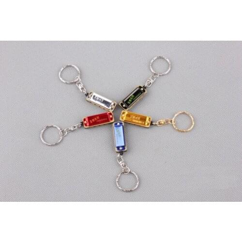 1pcs Mini 4 Hole Small Key Harmonica Adults Children Beginner Gift Unisex Learning & Exercising Type Whistling 2021