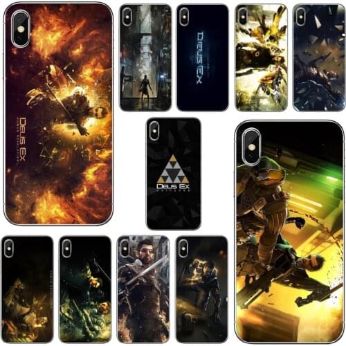 Deus-Ex-Mankind-Divided-Games Soft TPU Phone Case For Samsung Galaxy A12 A31 A41 A51 A71 A20e A21s M30 A10 A30 A40 A50 A60 A70