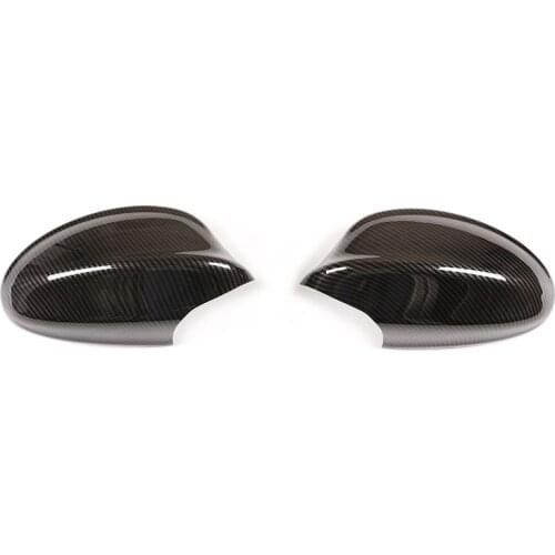 Carbon Fiber Car Side Door Rearview Mirror Cap Cover Stickers For-BMW 3 Series E90 E92 2005-2008