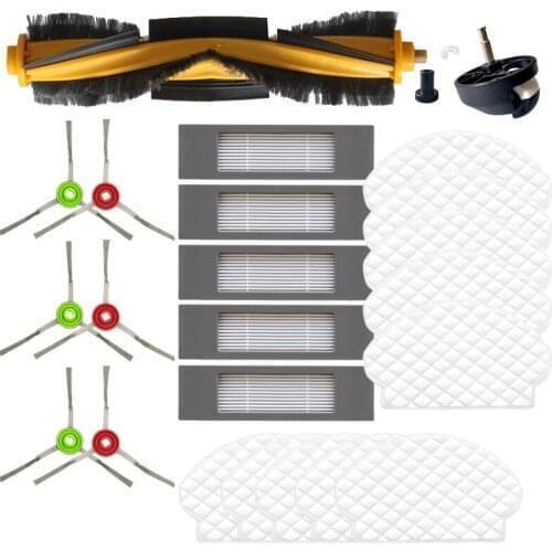 Main brush cover Side brush HEPA wheel water tank Disposable mops for Ecovacs Deebot OZMO 950 robot vacuum cleaner accessories