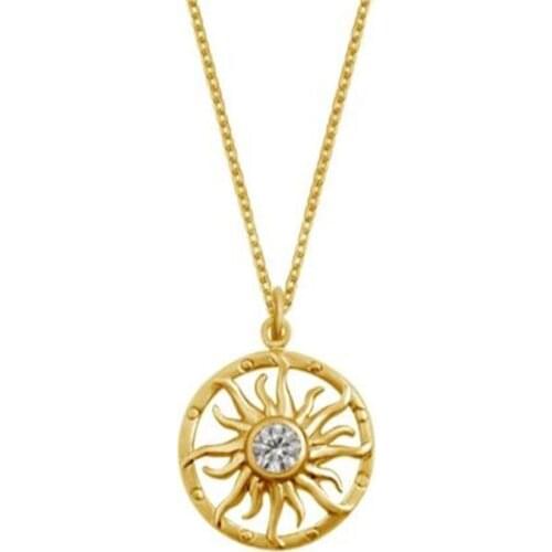 925 Sterling Silver Sun/glasses/round Pendant Choker O-chain/Snake chain Necklace For Woman Lover' Daughter Charm Clavicle Chain