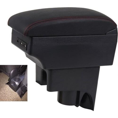 For nissan LIVINA armrest box universal car center console modification accessories double raised with USB