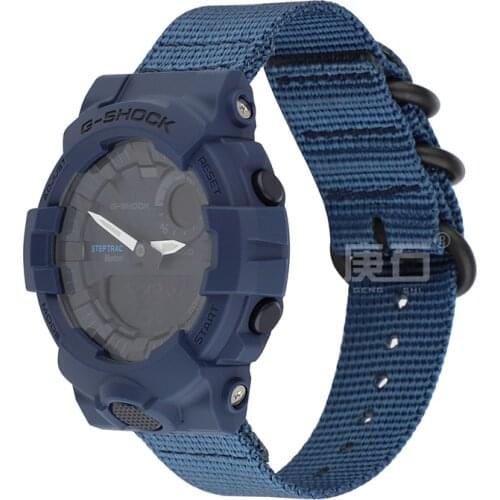 16mm Nylon Replacement Watch Band Strap For Casio G Shock GBA-800-1A GBA-800-7A GBA-800-9A GBA-800-DG GA-800 GBD-800 GMA-800