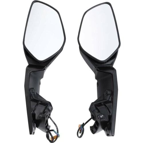 Motorcycle LED Turn Signals Rear View Mirrors For Kawasaki Ninja ZX10R 2016-2020 2017 2018 2019