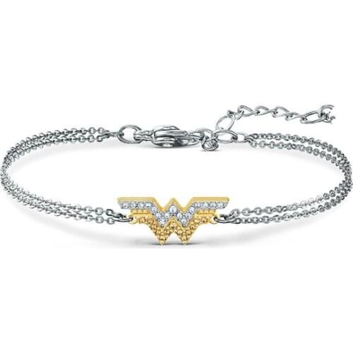 SWA 1:1 Fashion W Design Bracelet Simple Two Color Women