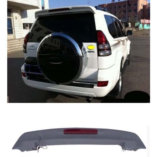Factory Style Spoiler Wing ABS for 2003-2009 Toyota Prado Fj120 LED Light A