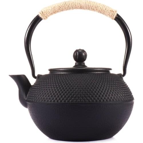 Iron pot without coating iron kettle, Japanese iron pig pot, tea set, boiled water, old fellow